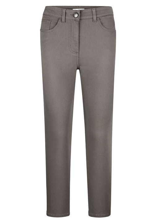 Hosen mit Knopf- und Reißverschluss - Hose in 5-Pocket-Form, in Größe 019 bis 052, in Farbe HELLBLAU Ansicht 28