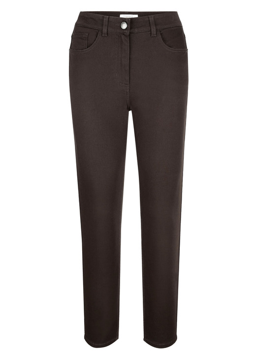 Hosen mit Knopf- und Reißverschluss - Hose in 5-Pocket-Form, in Größe 019 bis 052, in Farbe ALTROSA Ansicht 44