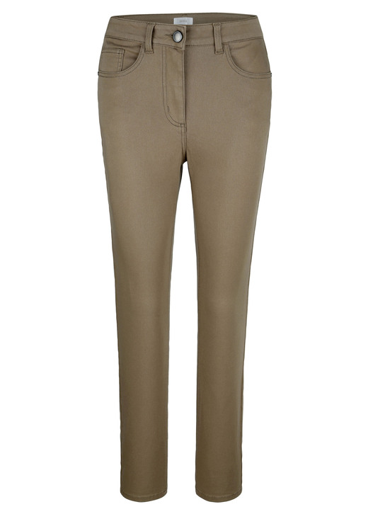 Hosen mit Knopf- und Reißverschluss - Hose in 5-Pocket-Form, in Größe 019 bis 052, in Farbe ALTROSA Ansicht 32