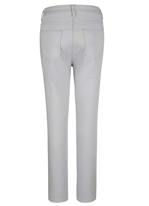 Hosen mit Knopf- und Reißverschluss - Hose in 5-Pocket-Form, in Größe 019 bis 052, in Farbe WEISS Ansicht 6