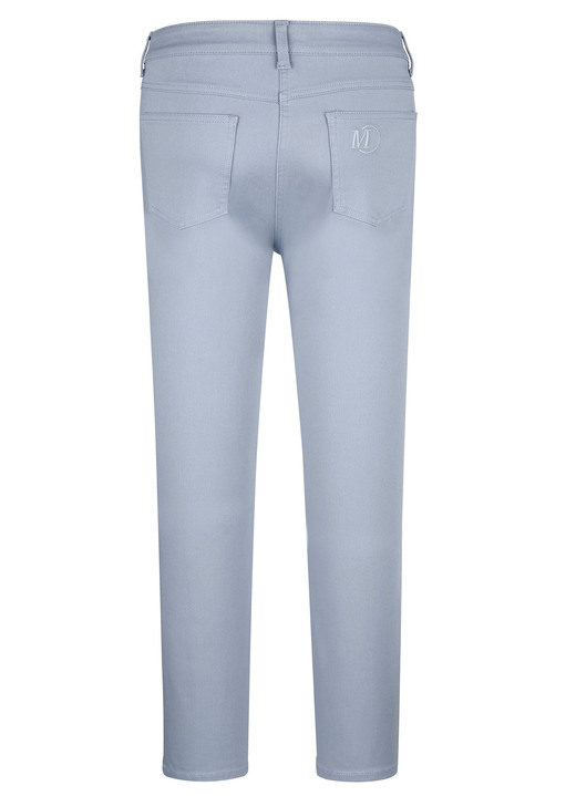 Hosen mit Knopf- und Reißverschluss - Hose in 5-Pocket-Form, in Größe 019 bis 052, in Farbe HELLBLAU Ansicht 2