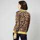Strickjacken - Strickjacke mit Tierfell-Optik – Farbe CAMEL-SCHWARZ-LIMETTE – Ansicht 4 Strickjacken - Strickjacke mit Tierfell-Optik, in Größe 038 bis 052, in Farbe CAMEL-SCHWARZ-LIMETTE – Farbe CAMEL-SCHWARZ-LIMETTE – Ansicht 4