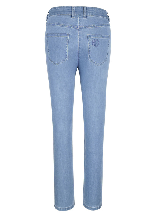 Hosen - Knöchellange Jeans in 5-Pocket-Form Ansicht 3 Hosen - Knöchellange Jeans in 5-Pocket-Form, in Größe 019 bis 052, in Farbe HELLBLAU Ansicht 3