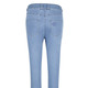 Hosen - Knöchellange Jeans in 5-Pocket-Form – Farbe HELLBLAU – Ansicht 3 Hosen - Knöchellange Jeans in 5-Pocket-Form, in Größe 019 bis 052, in Farbe HELLBLAU – Farbe HELLBLAU – Ansicht 3