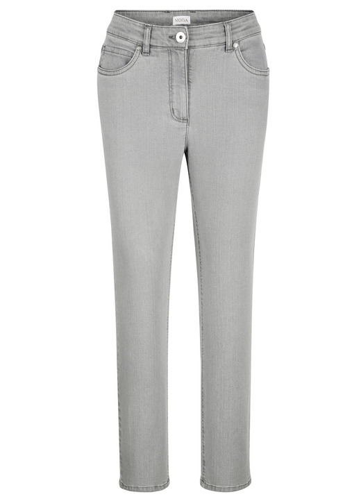 Hosen - Knöchellange Jeans in 5-Pocket-Form Ansicht 11 Hosen - Knöchellange Jeans in 5-Pocket-Form, in Größe 019 bis 052, in Farbe HELLBLAU Ansicht 11