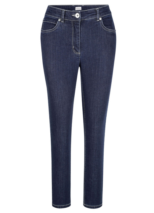 Hosen - Knöchellange Jeans in 5-Pocket-Form Ansicht 8 Hosen - Knöchellange Jeans in 5-Pocket-Form, in Größe 019 bis 052, in Farbe HELLBLAU Ansicht 8