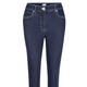 Hosen - Knöchellange Jeans in 5-Pocket-Form – Farbe DUNKELBLAU – Ansicht 2 Hosen - Knöchellange Jeans in 5-Pocket-Form, in Größe 019 bis 052, in Farbe HELLBLAU – Farbe DUNKELBLAU – Ansicht 2