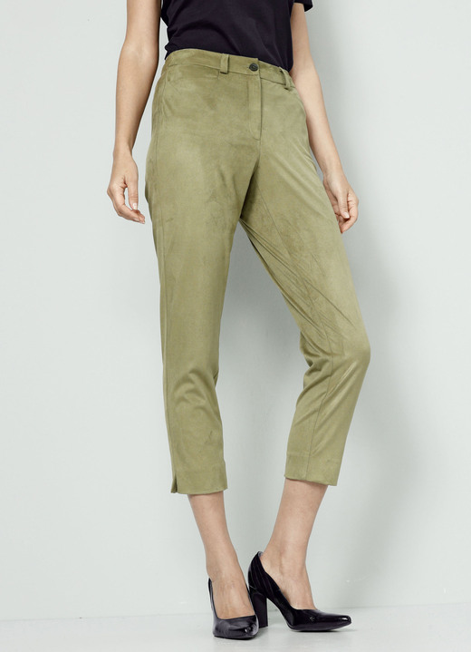 Hosen - Hose in 7/8-Länge , in Größe 019 bis 052, in Farbe OLIV Ansicht 3