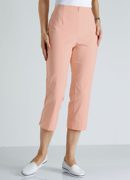 Hosen mit Knopf- und Reißverschluss - Hose in 7/8-Länge , in Größe 038 bis 052, in Farbe WEISS Ansicht 6