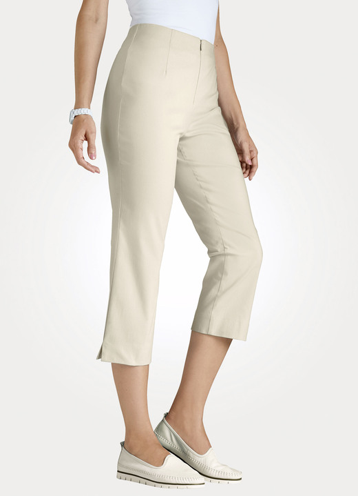 Hosen mit Knopf- und Reißverschluss - Hose in 7/8-Länge , in Größe 038 bis 052, in Farbe APRICOT Ansicht 11