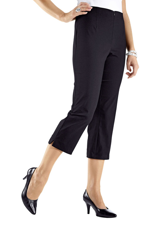 Hosen mit Knopf- und Reißverschluss - Hose in 7/8-Länge , in Größe 038 bis 052, in Farbe TÜRKIS Ansicht 16