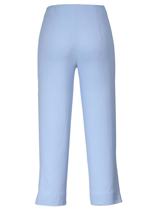 Hosen mit Knopf- und Reißverschluss - Hose in 7/8-Länge , in Größe 038 bis 052, in Farbe HELLBLAU Ansicht 2