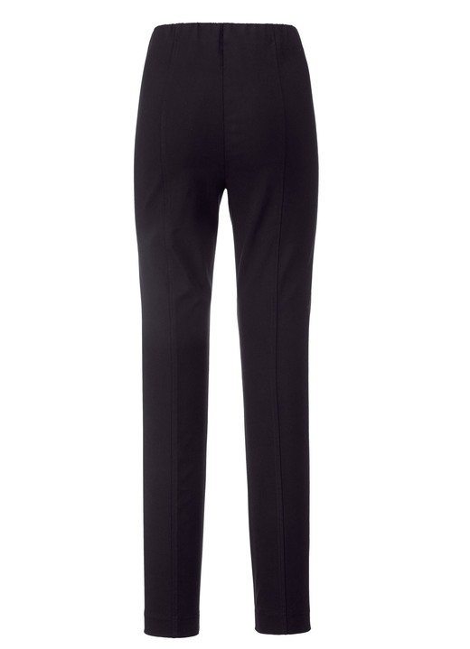 Hosen in Schlupfform - Schicke Hose in bequemer Schlupfform, in Größe 019 bis 052, in Farbe SCHWARZ Ansicht 2