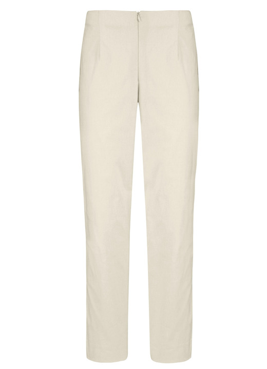 Hosen mit Knopf- und Reißverschluss - Hose in Knöchellänge , in Größe 019 bis 052, in Farbe ROT Ansicht 3