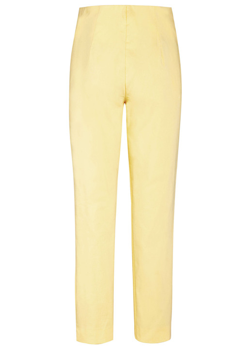 Hosen mit Knopf- und Reißverschluss - Hose in Knöchellänge , in Größe 019 bis 052, in Farbe SMARAGDGRÜN Ansicht 23