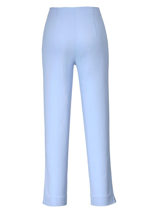 Hosen mit Knopf- und Reißverschluss - Hose in Knöchellänge , in Größe 019 bis 052, in Farbe SMARAGDGRÜN Ansicht 11