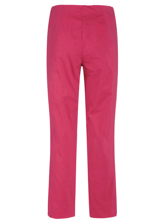 Hosen mit Knopf- und Reißverschluss - Hose in Knöchellänge , in Größe 019 bis 052, in Farbe ROT Ansicht 2