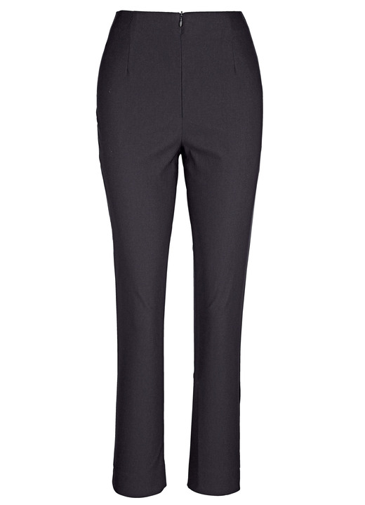 Hosen mit Knopf- und Reißverschluss - Hose in Knöchellänge , in Größe 019 bis 052, in Farbe SCHWARZ Ansicht 1