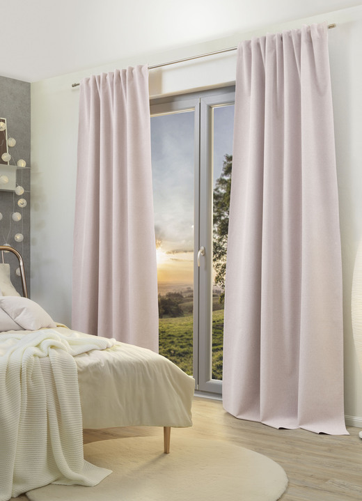 Modern - Verdunkelungsschal mit Multifunktionsband, in Größe 365 (H145xB135 cm) bis 456 (H245xB135 cm), in Farbe CREME Ansicht 5