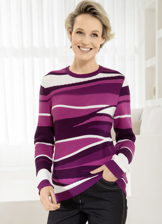 Pullover in edlem Mustermix