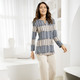 Langarm - Shirt in ausgefallener Verarbeitung – Farbe GRAU-BEIGE-SCHWARZ – Ansicht 6 Langarm - Shirt in ausgefallener Verarbeitung, in Größe 038 bis 054, in Farbe GRAU-BEIGE-SCHWARZ – Farbe GRAU-BEIGE-SCHWARZ – Ansicht 6