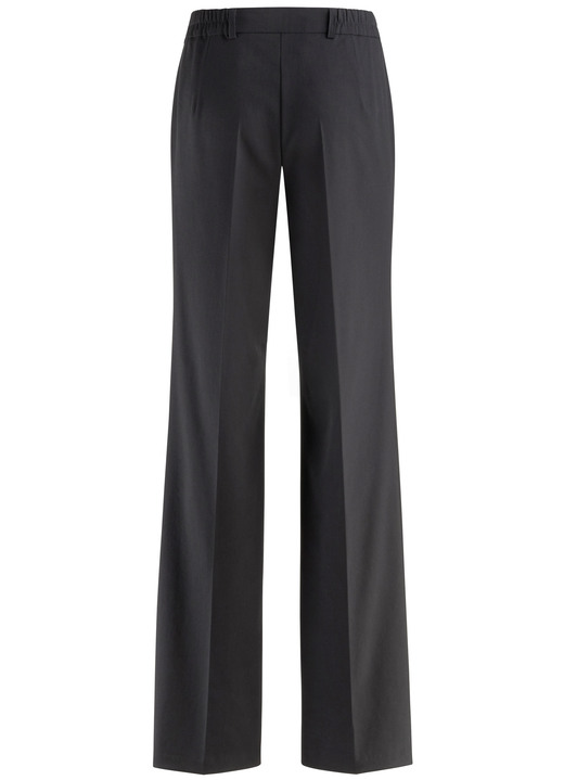 Hosen - Hose in angesagter Weite, in Größe 018 bis 052, in Farbe SCHWARZ Ansicht 2