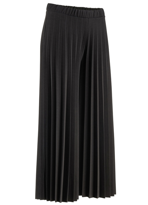 - Culotte mit Plissee-Falten - Culotte mit Plissee-Falten , in Größe 018 bis 052, in Farbe SCHWARZ