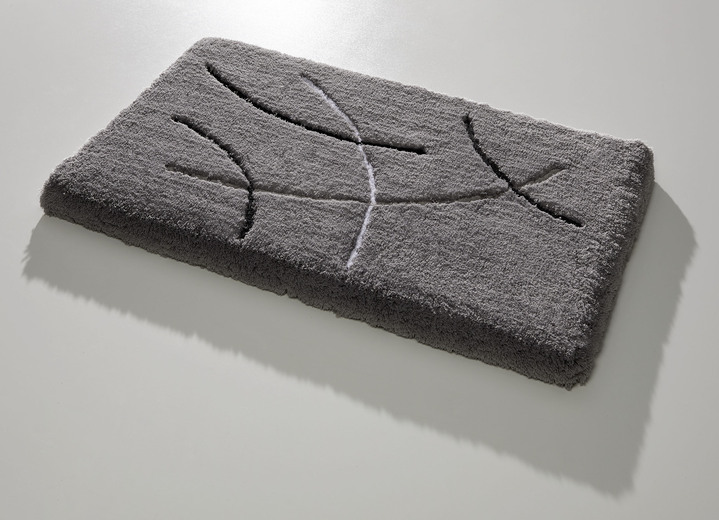 Badgarnituren - Badgarnitur in barfußweicher Qualität, in Größe 100 (Vorleger halbrund, 50/ 80 cm) bis 112 (WC-Deckelbezug, 47/ 50 cm), in Farbe WEISS Ansicht 4