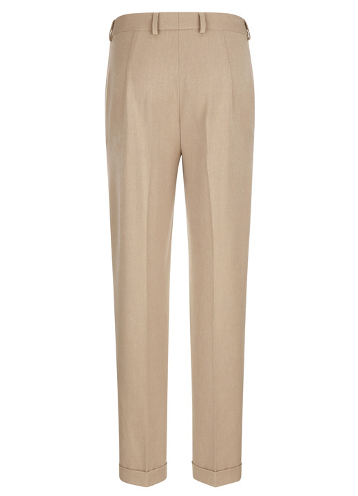 Hosen - Hose mit fixierten Aufschlägen Ansicht 2 Hosen - Hose mit fixierten Aufschlägen, in Größe 019 bis 052, in Farbe CAMEL Ansicht 2