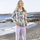 Pullover & Strickmode - Pullover in weichem Feinstrick – Farbe GRAU MELIERT-MULTICOLOR – Ansicht 4 Pullover & Strickmode - Pullover in weichem Feinstrick, in Größe 036 bis 052, in Farbe GRAU MELIERT-MULTICOLOR – Farbe GRAU MELIERT-MULTICOLOR – Ansicht 4