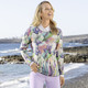 Pullover & Strickmode - Pullover in weichem Feinstrick – Farbe GRAU MELIERT-MULTICOLOR – Ansicht 3 Pullover & Strickmode - Pullover in weichem Feinstrick, in Größe 036 bis 052, in Farbe GRAU MELIERT-MULTICOLOR – Farbe GRAU MELIERT-MULTICOLOR – Ansicht 3