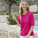 Basics - Pullover mit Strukturdessin, in Größe 038 bis 054, in Farbe PINK – Farbe PINK – Ansicht 4