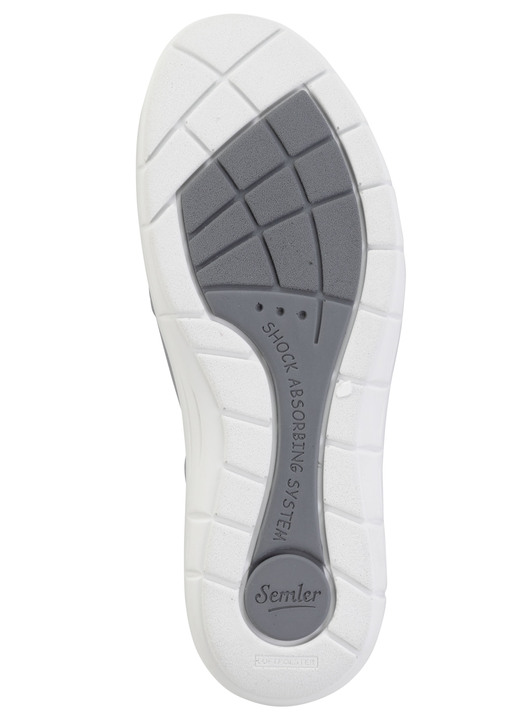 Slipper & Schnürschuhe - ELENA EDEN Slipper aus hochwertigem Veloursleder mit Zier-Perforation, in Größe 3 1/2 bis 8, in Farbe BLEU Ansicht 3