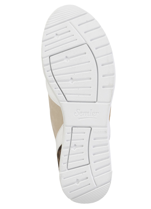 Slipper & Schnürschuhe - ELENA EDEN Sneaker mit Leo-Print und Metallic-Besätzen, in Größe 3 1/2 bis 8, in Farbe WEISS-BEIGE-BRAUN Ansicht 3