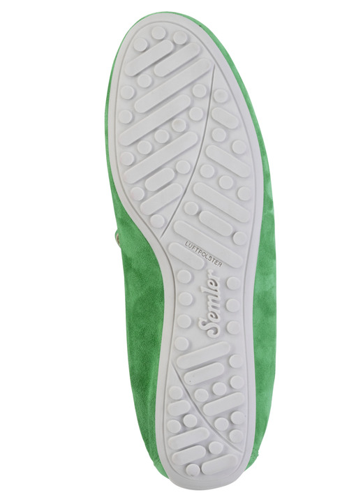 Slipper & Schnürschuhe - ELENA EDEN Slipper aus weichem Veloursleder mit luftiger Perforation, in Größe 3 1/2 bis 8, in Farbe HELLBLAU Ansicht 12