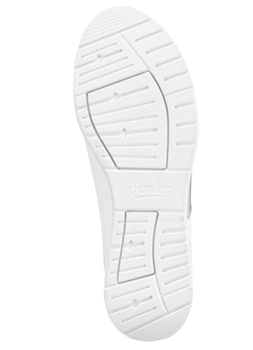 Slipper & Schnürschuhe - ELENA EDEN Sneaker aus Nappaleder, in Größe 3 1/2 bis 8, in Farbe WEISS-SILBER Ansicht 3