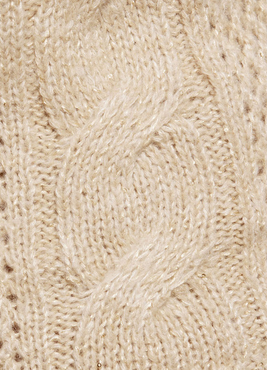 Basics - Pullover mit Alpaka, in Größe L(44/46) bis XL(48/50), in Farbe BEIGE MELIERT Ansicht 3
