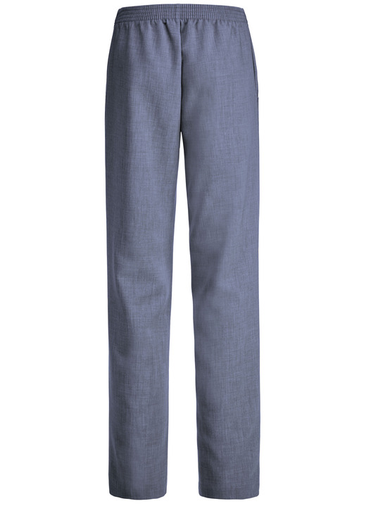Hosen in Schlupfform - Hose in modischer Weite , in Größe 018 bis 052, in Farbe MARINE MELANGE Ansicht 2
