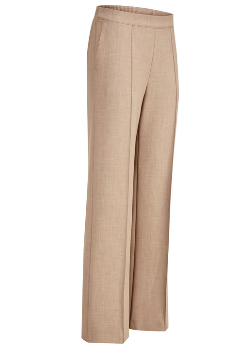 Hosen in Schlupfform - Hose in modischer Weite , in Größe 018 bis 052, in Farbe MARINE MELANGE Ansicht 4