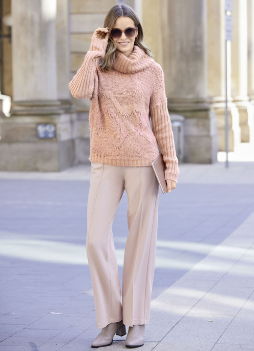 Hosen in Schlupfform - Hose in modischer Weite, in Größe 018 bis 052, in Farbe BEIGE Ansicht 22