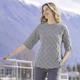 Basics - Pullover mit Alpaka, in Größe L(44/46) bis XXL(52/54), in Farbe GRAU MELIERT – Farbe GRAU MELIERT – Ansicht 2