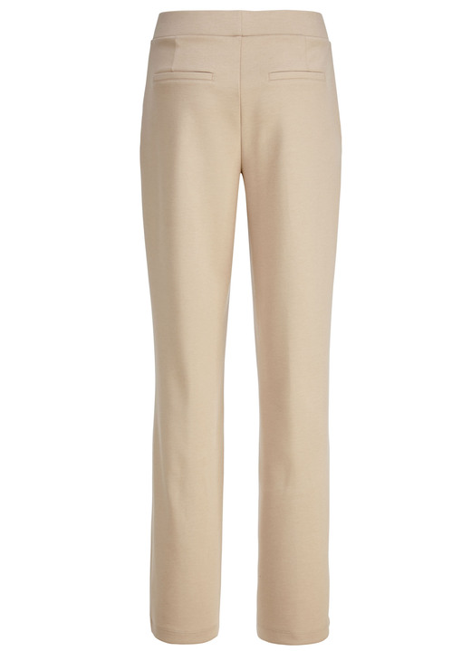 Hosen in Schlupfform - Hose mit abgesteppten Biesen , in Größe 018 bis 052, in Farbe SAND Ansicht 2