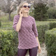Basics - Pullover mit Alpaka, in Größe L(44/46) bis XXL(52/54), in Farbe GRAU MELIERT – Farbe ROSENHOLZ MELIERT – Ansicht 1
