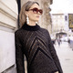 Pullover - Pullover in doppellagiger Optik – Farbe SCHWARZ-CAMEL – Ansicht 2 Pullover - Pullover in doppellagiger Optik, in Größe L(44/46) bis XXL(52/54), in Farbe SCHWARZ-CAMEL – Farbe SCHWARZ-CAMEL – Ansicht 2