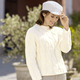 Basics - Pullover in Grobstrick, in Größe L(44/46) bis XXL(52/54), in Farbe BEIGE – Farbe ECRU – Ansicht 3