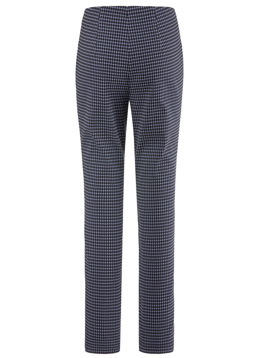 Hosen in Schlupfform - Hose mit trendiger Hahnentritt-Dessinerung, in Größe 018 bis 052, in Farbe ECRU-SCHWARZ Ansicht 8