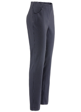 Hose mit trendiger Hahnentritt-Dessinerung