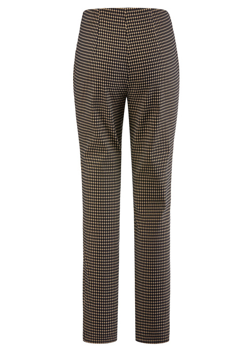 Hosen in Schlupfform - Hose mit trendiger Hahnentritt-Dessinerung, in Größe 018 bis 052, in Farbe ECRU-SCHWARZ Ansicht 11