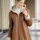 Lederjacken - Lederjacke von „Cabrini“, in Größe 036 bis 050, in Farbe COGNAC-BEIGE – Farbe COGNAC-BEIGE – Ansicht 2