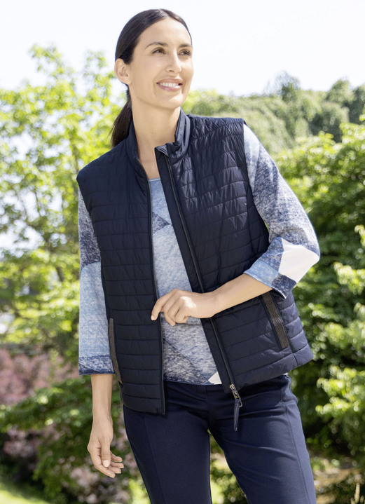 RABE - Steppweste mit leichter Wattierung RABE - Steppweste mit leichter Wattierung, in Größe 036 bis 052, in Farbe MARINE